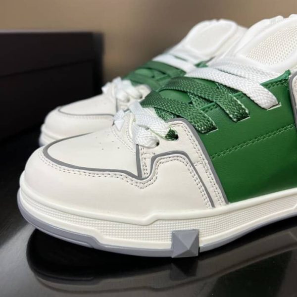 OPEN SKATE CALFSKIN AND FABRIC SNEAKER – VLS017 - Image 4