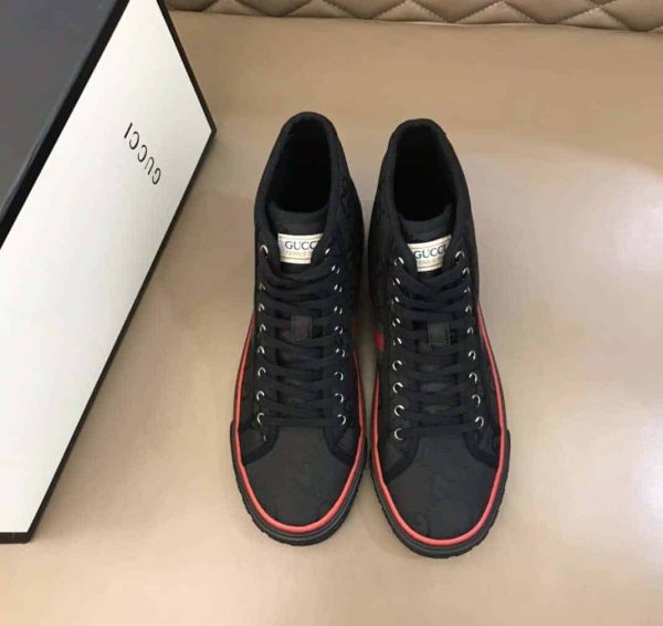 BLACK GUCCI OFF THE GRID HIGH TOP SNEAKER – GC141 - Image 6