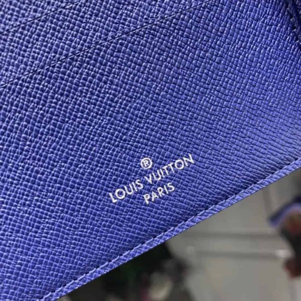 LOUIS VUITTON BLUE MULTIPLE WALLET - Image 7