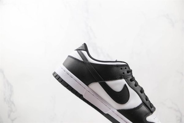NIKE DUNK LOW RETRO WHITE BLACK – NK72 - Image 4