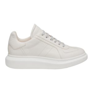 ALEXANDER MCQUEEN MEN’S OVERSIZED RETRO SNEAKER IN OFF WHITE – AM27