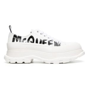 ALEXANDER MCQUEEN TREAD SLICK LACE-UP SNEAKERS – AM42