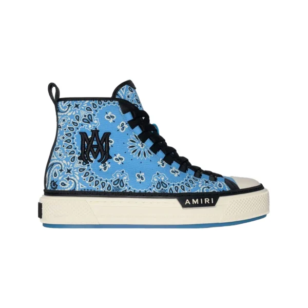 AMIRI BANDANA M.A.COURT HIGH-TOP SNEAKERS – AM022