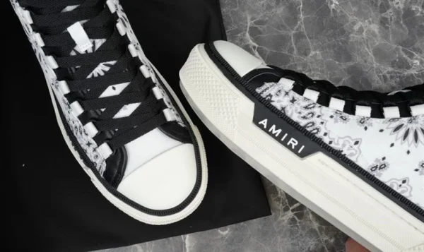 AMIRI BANDANA-PRINT HIGH-TOP SNEAKERS – AM021 - Image 4