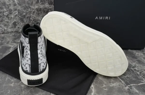 AMIRI BANDANA-PRINT HIGH-TOP SNEAKERS – AM021 - Image 6