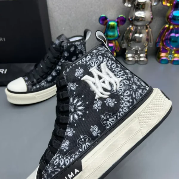 AMIRI BANDANA-PRINT HIGH-TOP SNEAKERS – AM077 - Image 3