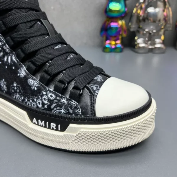 AMIRI BANDANA-PRINT HIGH-TOP SNEAKERS – AM077 - Image 4