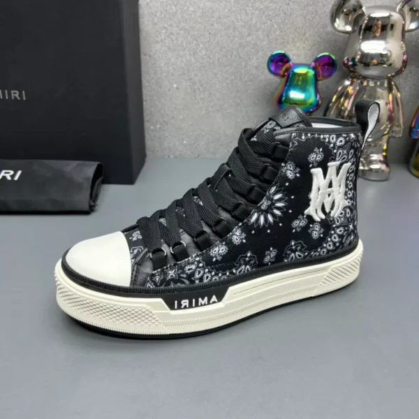 AMIRI BANDANA-PRINT HIGH-TOP SNEAKERS – AM077 - Image 5