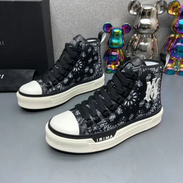 AMIRI BANDANA-PRINT HIGH-TOP SNEAKERS – AM077 - Image 6