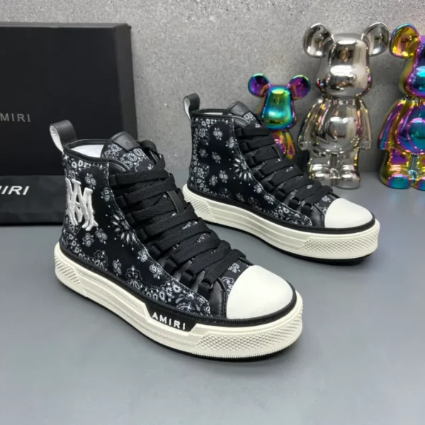 AMIRI BANDANA-PRINT HIGH-TOP SNEAKERS – AM077 - Image 2