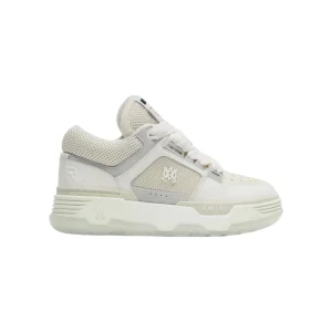 AMIRI EMBOSSED-LOGO LEATHER SNEAKERS – AM016