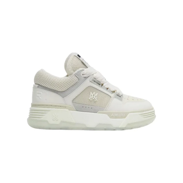 AMIRI EMBOSSED-LOGO LEATHER SNEAKERS – AM016
