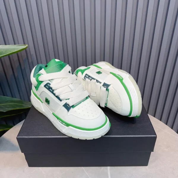 AMIRI EMBOSSED-LOGO LEATHER SNEAKERS – AM080 - Image 3