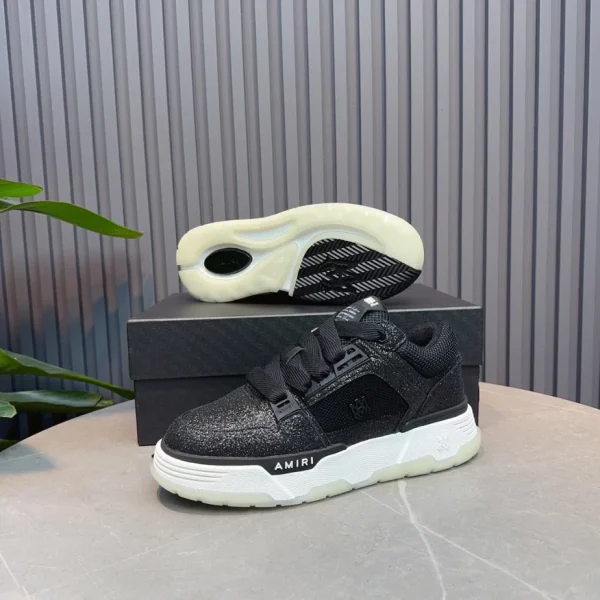 AMIRI EMBOSSED-LOGO LEATHER SNEAKERS – AM081 - Image 3