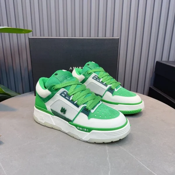 AMIRI EMBOSSED-LOGO LEATHER SNEAKERS – AM082 - Image 2