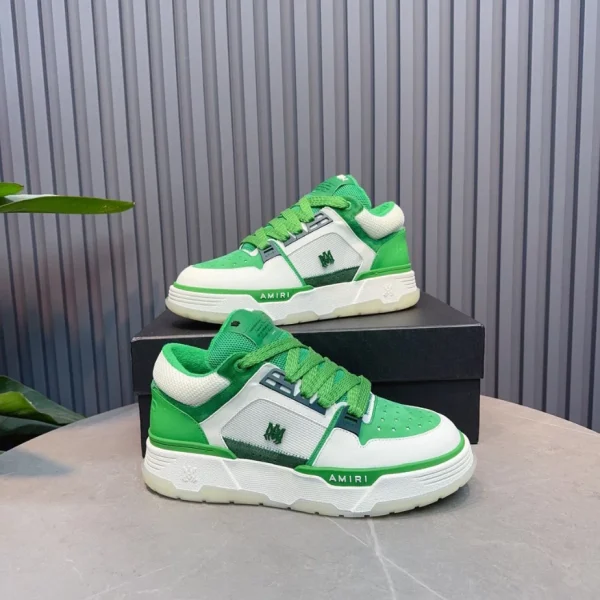 AMIRI EMBOSSED-LOGO LEATHER SNEAKERS – AM082 - Image 3