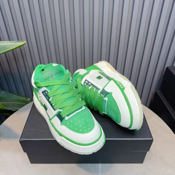 AMIRI EMBOSSED-LOGO LEATHER SNEAKERS – AM082 - Image 5