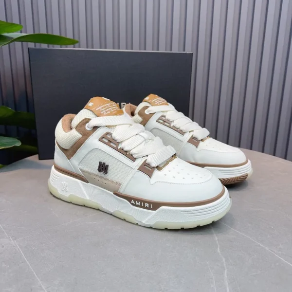 AMIRI EMBOSSED-LOGO LEATHER SNEAKERS – AM083 - Image 2