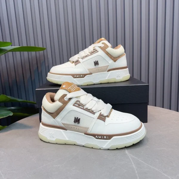 AMIRI EMBOSSED-LOGO LEATHER SNEAKERS – AM083 - Image 6