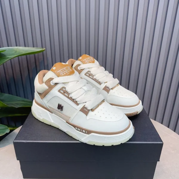 AMIRI EMBOSSED-LOGO LEATHER SNEAKERS – AM083 - Image 9