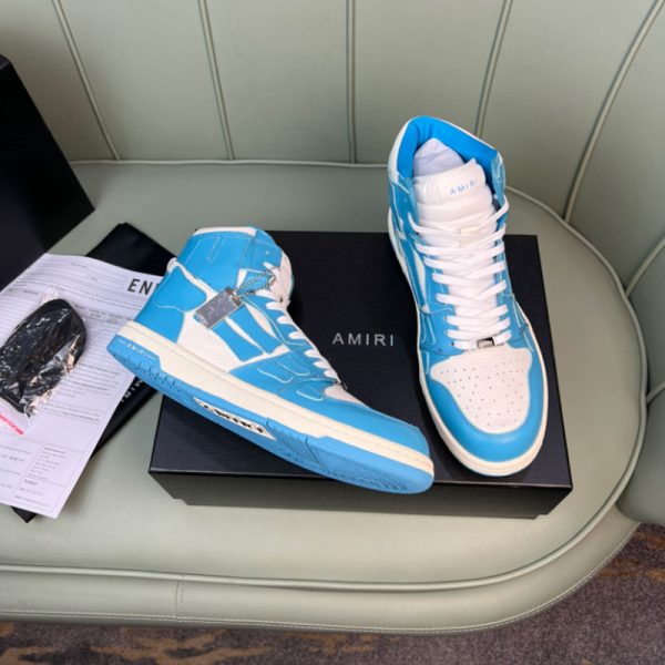 AMIRI SKEL HIGH-TOP SNEAKERS – AM070