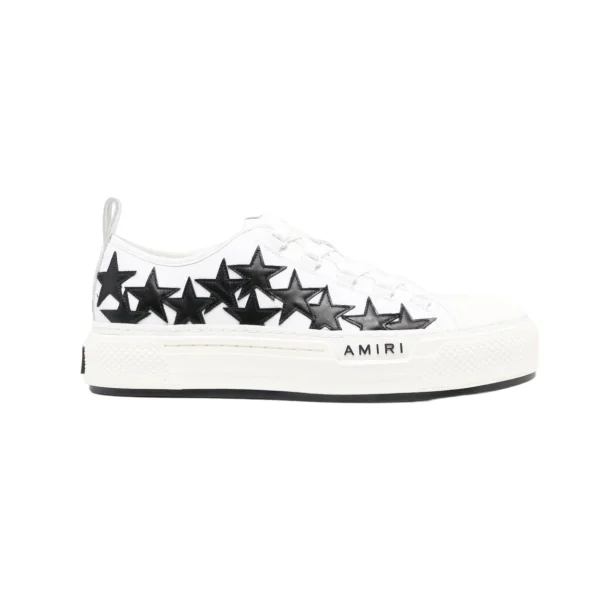 AMIRI STAR-PATCH LOW-TOP SNEAKERS – AM011