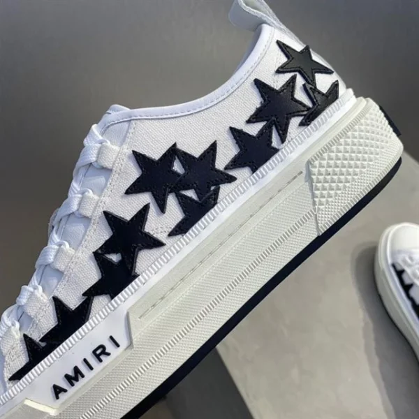 AMIRI STAR-PATCH LOW-TOP SNEAKERS – AM011 - Image 8