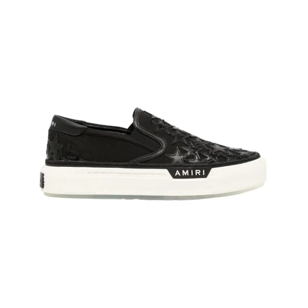 AMIRI STAR-PATCH SLIP-ON SNEAKERS – AM012