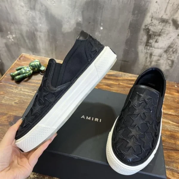 AMIRI STAR-PATCH SLIP-ON SNEAKERS – AM012 - Image 8