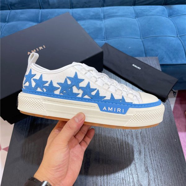 AMIRI STARS COURT LOW-TOP SNEAKERS – AM028