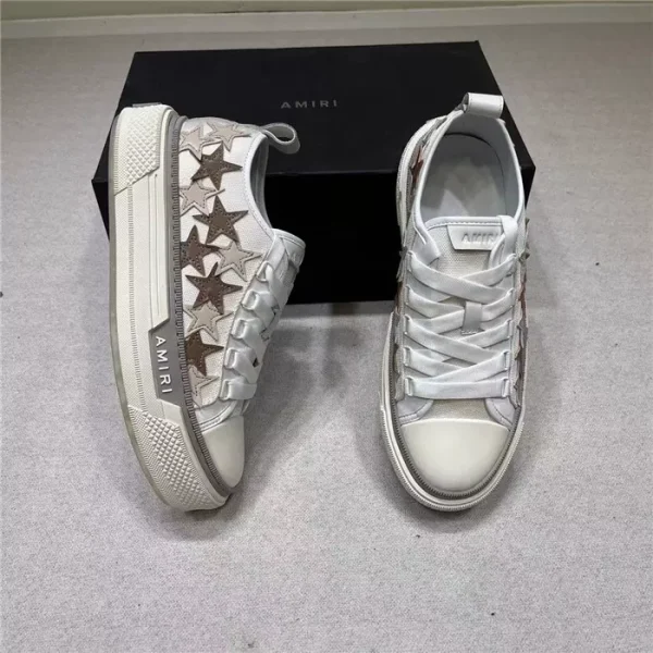 AMIRI STARS COURT LOW-TOP SNEAKERS – AM065