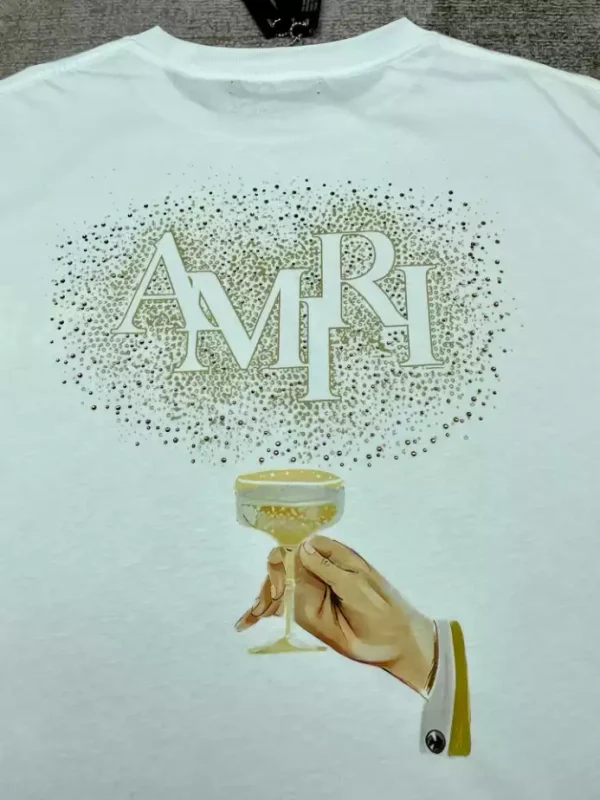 Amiri Cotton T-Shirt – AMS058 - Image 9