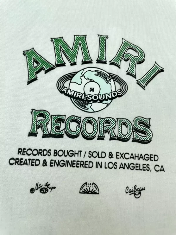 Amiri Cotton T-Shirt – AMS065 - Image 5
