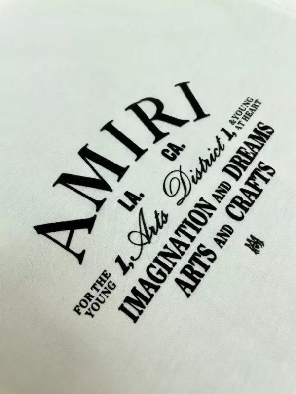 Amiri Cotton T-Shirt – AMS067 - Image 5