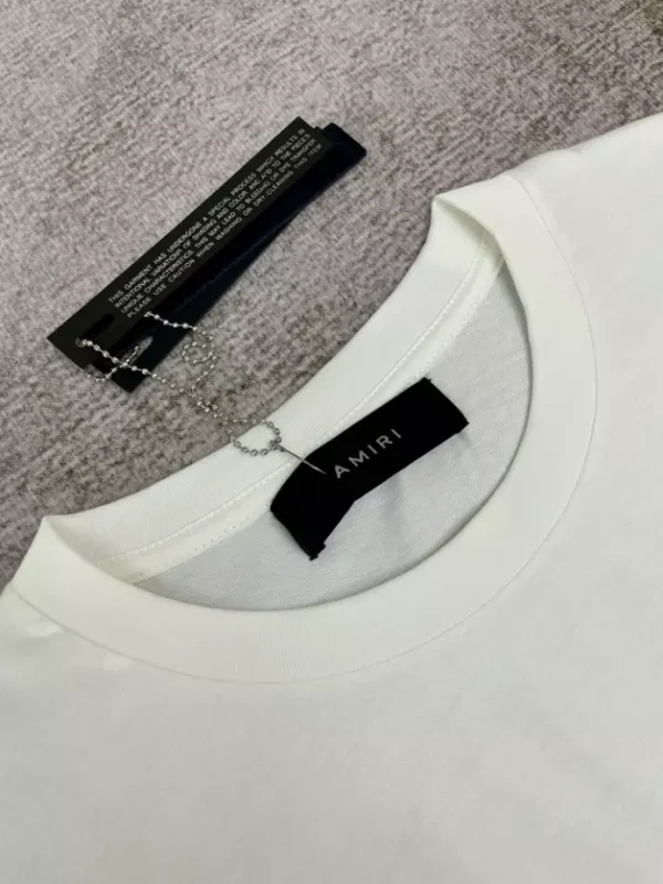 Amiri Cotton T-Shirt – AMS067 - Image 9