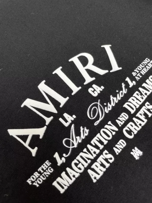 Amiri Cotton T-Shirt – AMS068 - Image 7