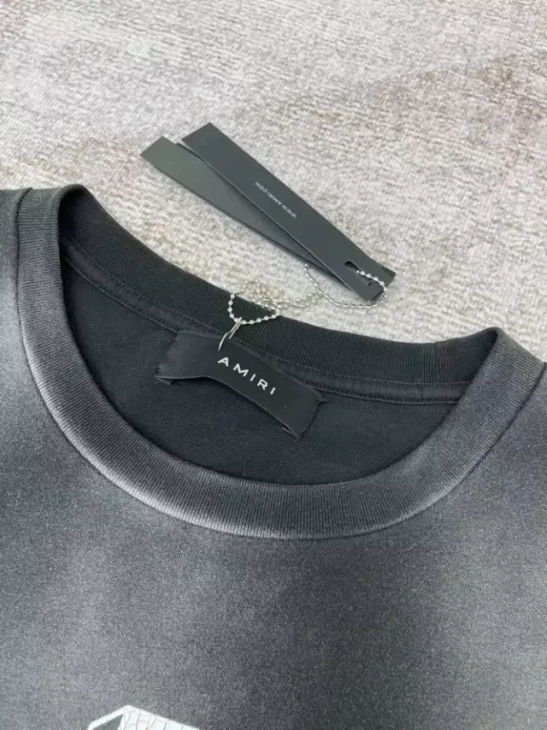 Amiri Cotton T-Shirt – AMS070 - Image 9