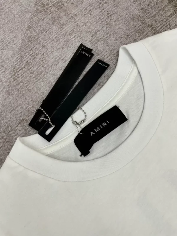 Amiri Cotton T-Shirt – AMS075 - Image 6