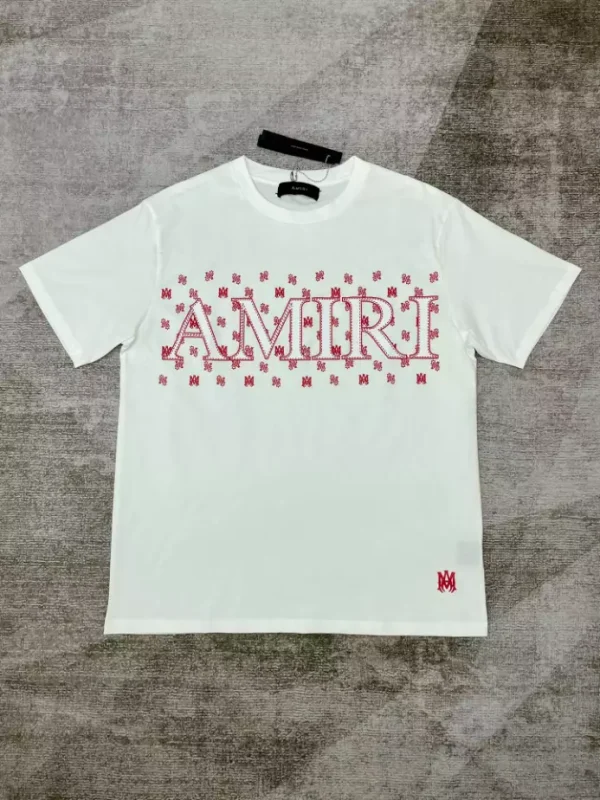 Amiri Cotton T-Shirt – AMS078 - Image 2