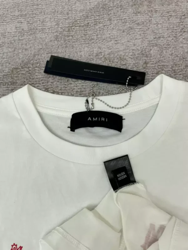 Amiri Cotton T-Shirt – AMS078 - Image 7