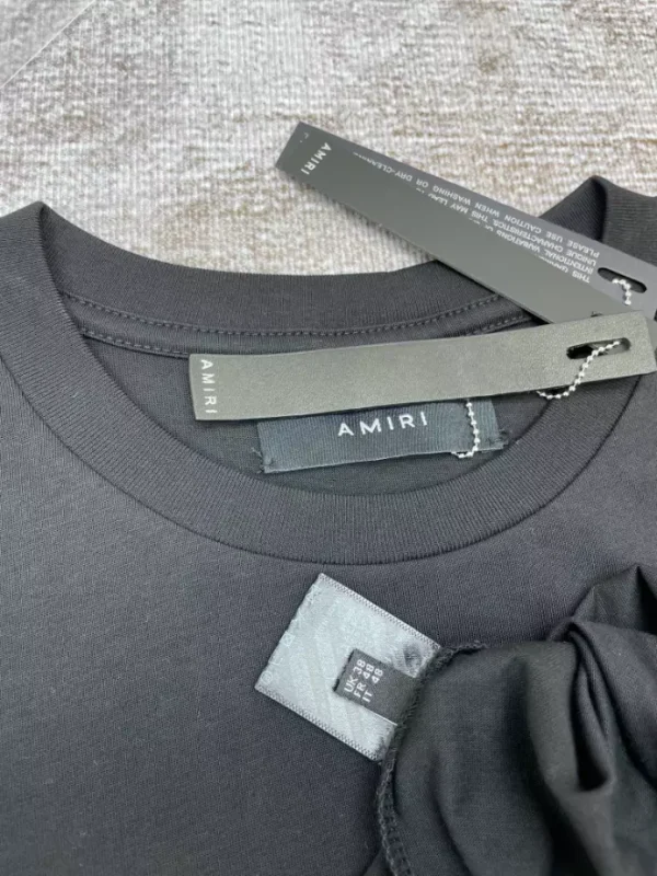 Amiri Cotton T-Shirt – AMS081 - Image 4