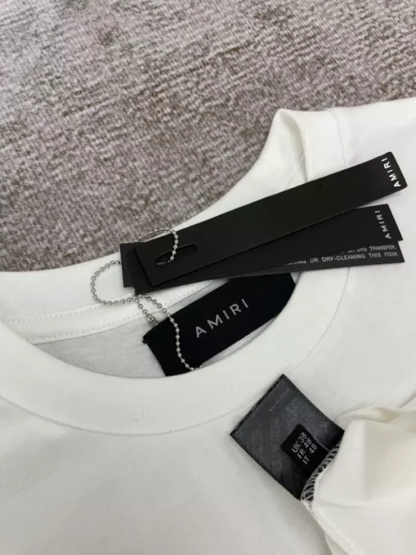 Amiri Cotton T-Shirt – AMS082 - Image 7