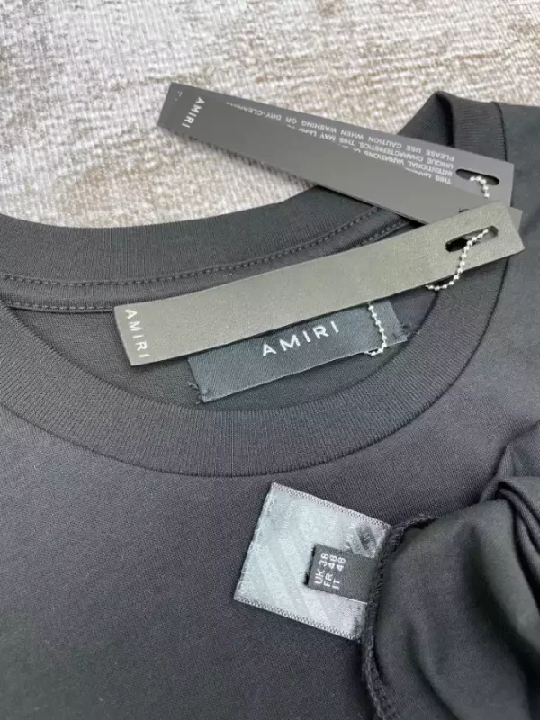 Amiri Cotton T-Shirt – AMS083 - Image 4
