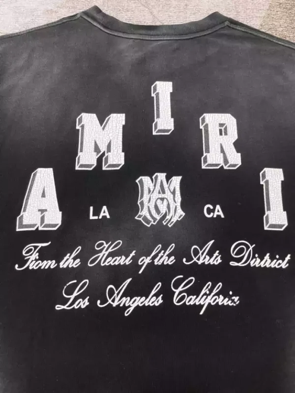 Amiri Cotton T-Shirt – AMS086 - Image 10
