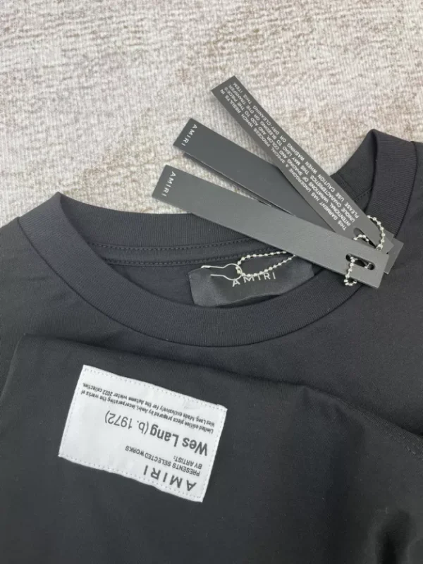 Amiri Cotton T-Shirt – AMS087 - Image 6