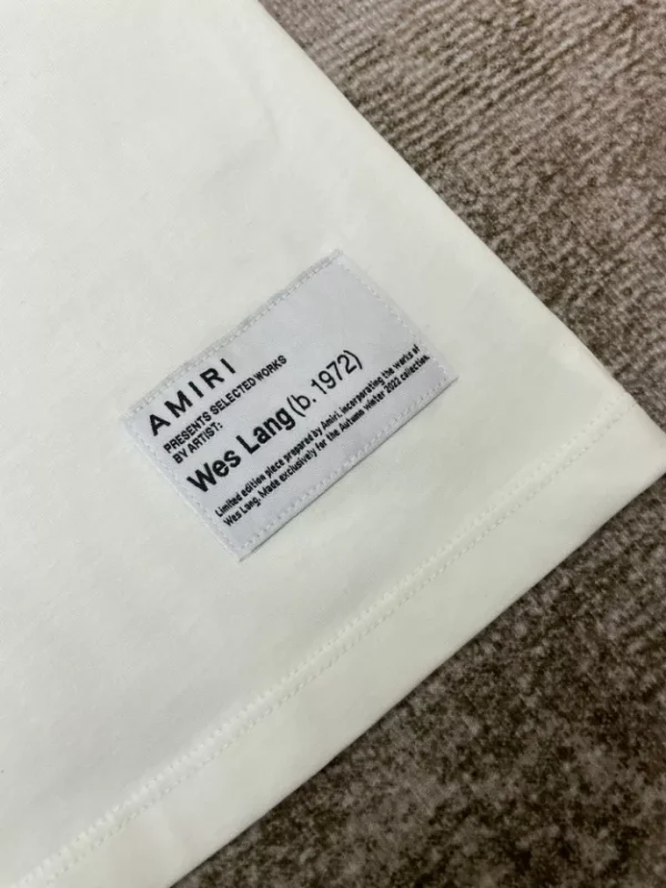 Amiri Cotton T-Shirt – AMS088 - Image 6