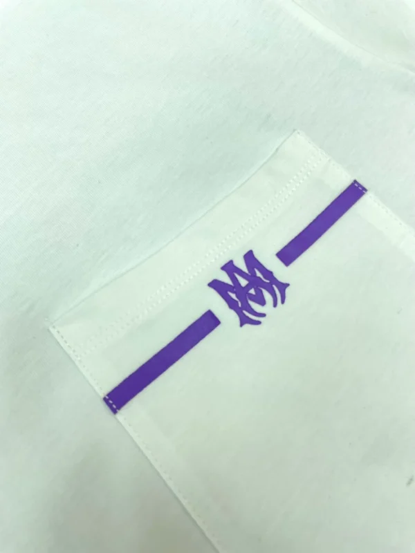Amiri Cotton T-Shirt – AMS089 - Image 5