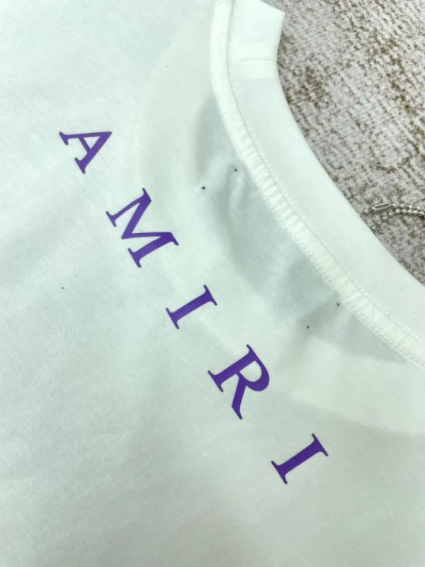Amiri Cotton T-Shirt – AMS089 - Image 6