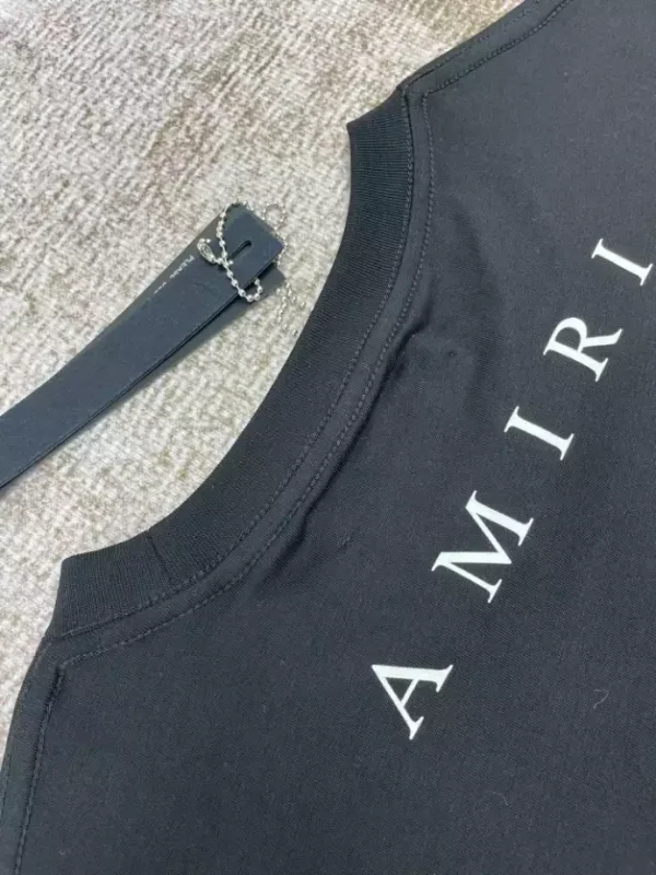 Amiri Cotton T-Shirt – AMS090 - Image 6