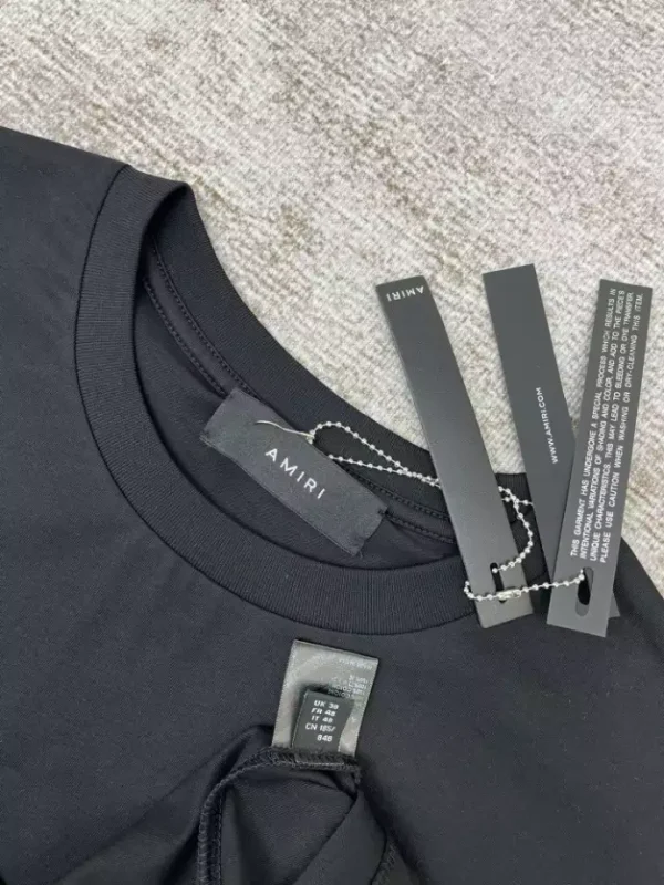 Amiri Cotton T-Shirt – AMS090 - Image 9